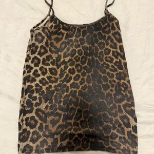Zara Animal Print Cami Top